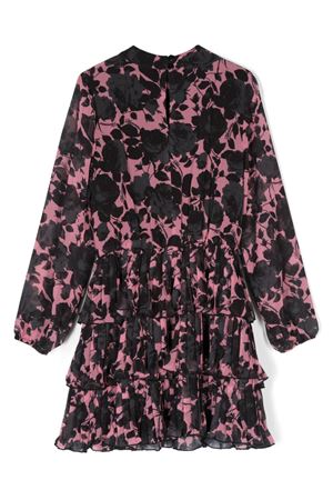 black viscose dress MISS BLUMARINE KIDS | IF4020T2810N9943